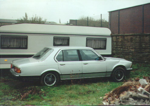 BMW E23 mit Aluett-Felgen